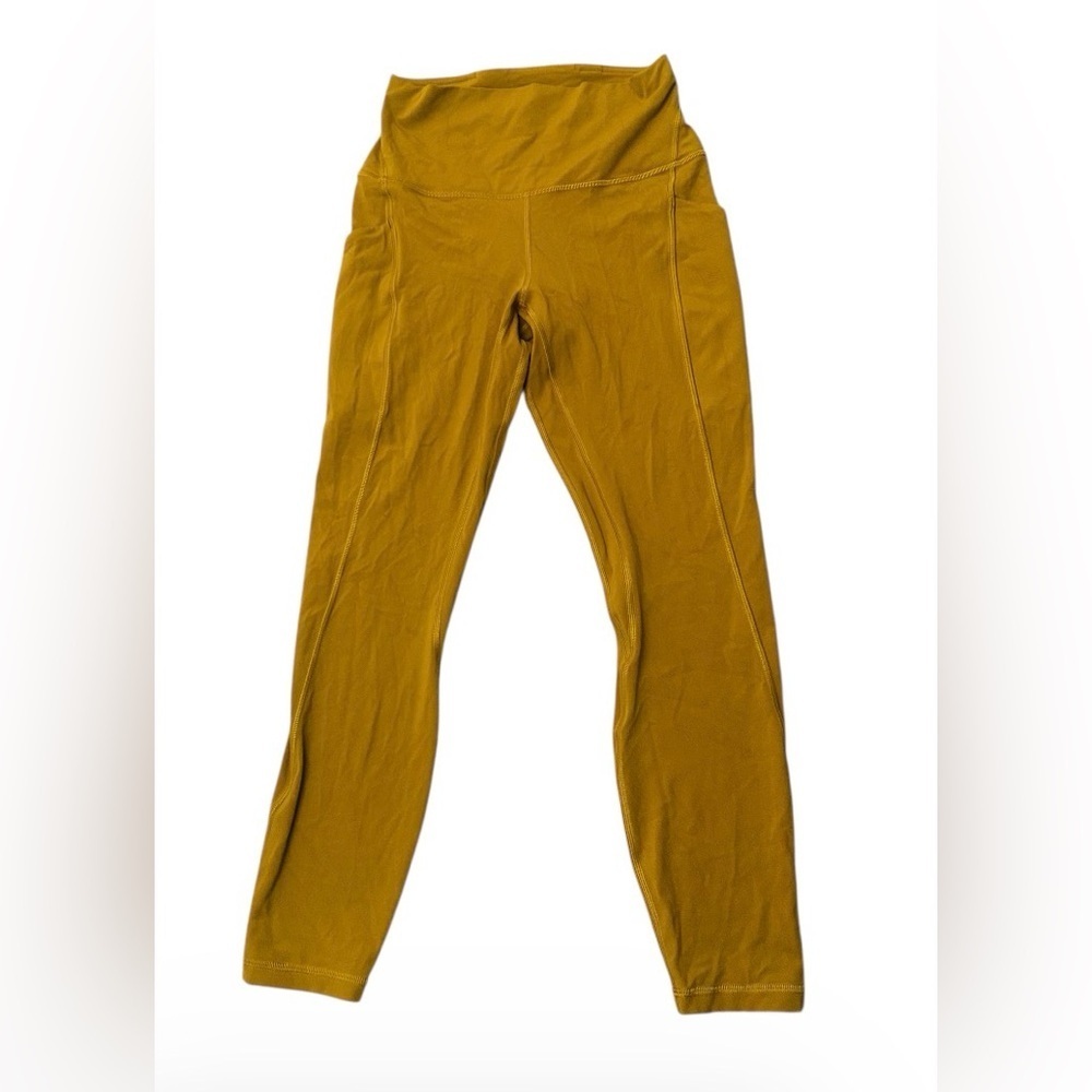 Lululemon Align High Rise Pant with Pockets 25" Gold Spice NWOT Women’s 6 - Picture 6 of 9